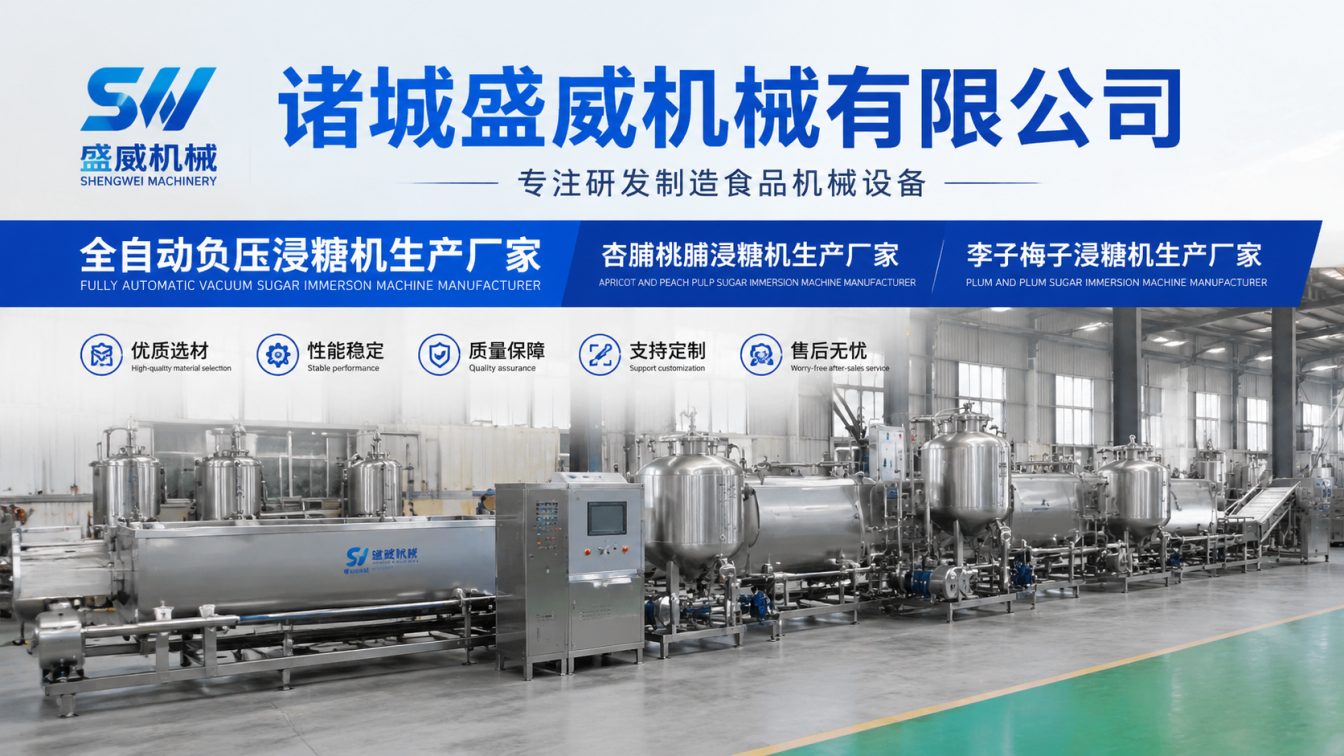 威海为果脯加工提供负压浸糖方案